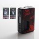 Authentic Vandy Vape Pulse V2 II 95W TC VW BF Squonk Squeeze Vape Box Mod - Flame Red Resin, 5~95W, 1 x 18650 / 20700 / 21700