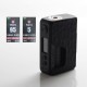 Authentic Vandy Vape Pulse V2 II 95W TC VW BF Squonk Squeeze Vape Box Mod - G10 Obsidian Black, 5~95W, 1 x 18650 / 20700 / 21700