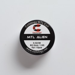 Coilology Pre-built MTL Alien Wire Coil(10 PCS)