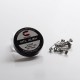 Authentic Coilology Pre-built MTL Alien Wire Coil for RDA / RTA / RDTA Vape Atomizer - 32 x 3GA + 38GA, KA1, 1.0ohm (10 PCS)