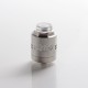 Timesvape X TenaciousTXVapes Ardent 27mm RDA Rebuildable Dripping Vape Atomizer - Brush Silver, 316SS, 27mm Diameter