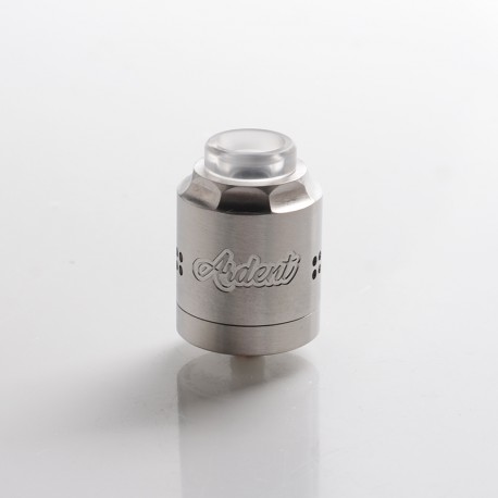 [Ships from Bonded Warehouse] Authentic Timesvape X TenaciousTXVapes Ardent 27mm RDA Atomizer - Brush Silver, 316SS, 27mm