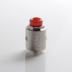 Timesvape X TenaciousTXVapes Ardent 27mm RDA Rebuildable Dripping Vape Atomizer - Brush Silver, 316SS, 27mm Diameter