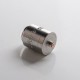 Timesvape X TenaciousTXVapes Ardent 27mm RDA Rebuildable Dripping Vape Atomizer - Brush Silver, 316SS, 27mm Diameter