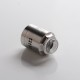 Timesvape X TenaciousTXVapes Ardent 27mm RDA Rebuildable Dripping Vape Atomizer - Brush Silver, 316SS, 27mm Diameter