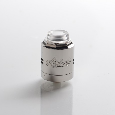 [Ships from Bonded Warehouse] Authentic Timesvape X TenaciousTXVapes Ardent 27mm RDA Atomizer - Polish Silver, 316SS, 27mm