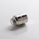 Timesvape X TenaciousTXVapes Ardent 27mm RDA Rebuildable Dripping Vape Atomizer - Polish Silver, 316SS, 27mm Diameter