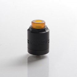 Timesvape X TenaciousTXVapes Ardent 27mm RDA Rebuildable Dripping Vape Atomizer - Matte Black, 316SS, 27mm Diameter