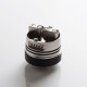 Timesvape X TenaciousTXVapes Ardent 27mm RDA Rebuildable Dripping Vape Atomizer - Matte Black, 316SS, 27mm Diameter