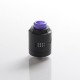 Timesvape X TenaciousTXVapes Ardent 27mm RDA Rebuildable Dripping Vape Atomizer - Matte Black, 316SS, 27mm Diameter