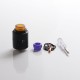 Timesvape X TenaciousTXVapes Ardent 27mm RDA Rebuildable Dripping Vape Atomizer - Matte Black, 316SS, 27mm Diameter