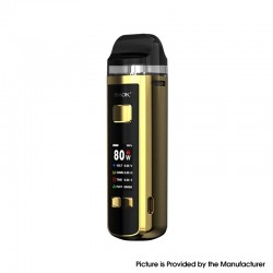 Authentic SMOKTech SMOK RPM 2S 80W VW Pod System Mod Kit - Prism Gold, 1~80W, 7.0ml, 0.16 / 0.4ohm, 1 x 18650