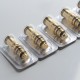 Authentic Wellon Beyond AIO Pod System Vape Kit / Cartridge Replacement SS316L Mesh Coil Head - Gold, 0.8ohm (15~25W) (5 PCS)