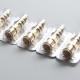 Authentic Wellon Beyond AIO Pod System Vape Kit / Cartridge Replacement SS316L Mesh Coil Head - Gold, 0.8ohm (15~25W) (5 PCS)