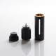 Authentic Uwell Juice Bank Refilling Dripping Bottle for E-juice Liquid - Black, Stainless Steel + Quartz Glass, 15ml