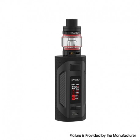 Authentic SMOKTech SMOK Rigel 230W VW Box Mod + TFV9 Sub Ohm Tank Kit - Black, 1~230W, 6.5ml, 0.15ohm, 2 x 18650