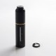 Authentic Uwell Juice Bank Refilling Dripping Bottle for E-juice Liquid - Black, Stainless Steel + Quartz Glass, 15ml