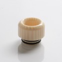 Authentic VapeSoon DT136-D 810 Drip Tip for SMOK TFV8 / TFV12 Tank / Kennedy / Reload Atomizer - Milky White, Resin, 14mm