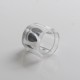 Authentic Auguse Era MTL RTA Vape Atomizer Replacement Tank Tube - Transparent, PMMA (3 PCS)