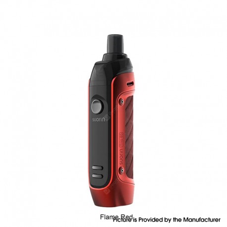 Authentic Suorin Trio 85 VW Variable Wattage Pod System Box Mod Kit - Flame Red, 5~85W, 0.4ohm, 5.0ml, 1 x 18650