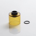 Authentic Auguse Era MTL RTA Atomizer Replacement Round Tank Tube - Translucent Yellow, PCTG