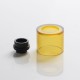 Authentic Auguse Era MTL RTA Atomizer Replacement Round Tank Tube - Translucent Yellow, PCTG