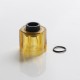 Authentic Auguse Era MTL RTA Atomizer Replacement Hexagonal Tank Tube - Translucent Yellow, PCTG