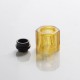 Authentic Auguse Era MTL RTA Atomizer Replacement Hexagonal Tank Tube - Translucent Yellow, PCTG