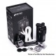 Authentic VapX Geyser 100W VW Pod System Kit - Charcoal Black, 5~100W, 1 x 18650 / 20700, 6.5ml / 5.0ml, 0.25ohm / 0.23ohm