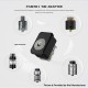 [Ships from Bonded Warehouse] Authentic Smoant Pasito II V2 2 510 Adapter Connector for 510 RDA / RTA / RDTA - Black