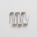 Authentic MECHLYFE MTL Fused Clapton Pre-coiled Wire Coil for RDA / RTA /RDTA Atomizer - N80, 30 x 2/40GA, 0.65ohm (6 PCS)