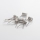 Authentic MECHLYFE MTL Fused Clapton Pre-coiled Wire Coil for RDA / RTA /RDTA Vape Atomizer - N80, 30 x 2/40GA, 0.65ohm (6 PCS)
