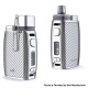 Authentic Eleaf Pico Compaq 60W VW Variable Wattage Pod Mod Kit - Carbon Silver, 1~60W, 3.8ml, 0.4ohm, 1 x 18650