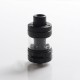 Authentic Hellvape & Wirice Launcher Sub Ohm Tank Clearomizer Vape Atomizer - Matte Black, 4.0 / 5.0ml, 0.15 / 0.21ohm, 25mm