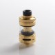 Authentic Hellvape & Wirice Launcher Sub Ohm Tank Clearomizer Vape Atomizer - Gold, 4.0 / 5.0ml, 0.15 / 0.21ohm, 25mm