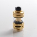 [Ships from Bonded Warehouse] Authentic Hell& Wirice Launcher Sub Ohm Tank Atomizer - Gold, 4.0 / 5.0ml, 0.15 / 0.21ohm, 25mm