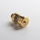 Authentic Hellvape & Wirice Launcher Sub Ohm Tank Clearomizer Vape Atomizer - Gold, 4.0 / 5.0ml, 0.15 / 0.21ohm, 25mm