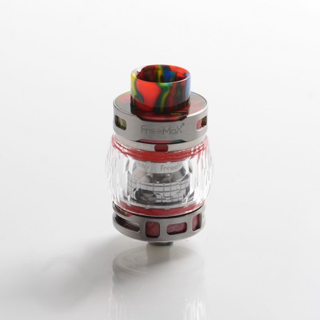 [Ships from Bonded Warehouse] Authentic FreeMax Fireluke 3 Sub Ohm Tank Clearomizer Atomizer - Red, SS + 0.2ohm, 5ml, 28.2mm