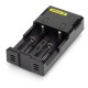 Nitecore i2 2-Slot Smart Battery Charger for Lithium Li-ion Ni-MH Ni-Cd - Black, EU Plug