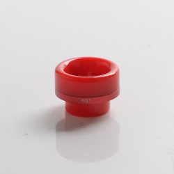 [Ships from Bonded Warehouse] Authentic Hellvape Dead Rabbit V2 RDA Replacement Ag+ Anti-bacterial 810 Drip Tip - Blood Red