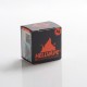 Authentic Hellvape Dead Rabbit V2 RDA Vape Atomizer Replacement Ag+ Anti-bacterial 810 Drip Tip - Blood Red, Resin