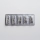 Authentic Augvape Druga Narada Box Mod Pod Vape Kit Replacement Mesh Coil Head - Silver, Kanthal, 0.6ohm (5 PCS)