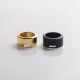 SXK M-Atty FYF M-Atty V2 Style RDA Replacement Adjustable Airflow AFC Rings Set - Black + Gold, Stainless Steel (2 PCS)