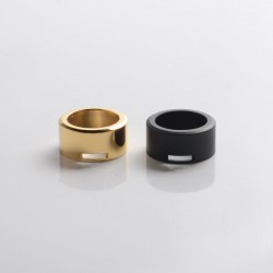 SXK M-Atty FYF M-Atty V2 Style RDA Replacement Adjustable Airflow AFC Rings Set - Black + Gold, Stainless Steel (2 PCS)