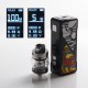 Authentic FreeMax Maxus 100W TC VW Box Mod + Fireluke 3 Tank Vape Kit Resin Edition - Black, 5~100W, 1 x 21700/20700/18650, 5ml