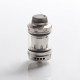 Authentic Damn Vape Wotan Mesh Sub Ohm Tank Vape Atomizer - Silver, 2.0 / 5.5ml, 0.3ohm, 26mm Diameter