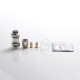 Authentic Damn Vape Wotan Mesh Sub Ohm Tank Vape Atomizer - Silver, 2.0 / 5.5ml, 0.3ohm, 26mm Diameter