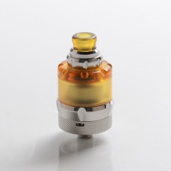 Authentic asMODus Anani V2 MTL RTA Rebuildable Tank Atomizer - Silver, Stainless Steel + PEI, 24.5mm Diameter