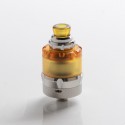 Authentic asMODus Anani V2 MTL RTA Rebuildable Tank Atomizer - Silver, Stainless Steel + PEI, 24.5mm Diameter