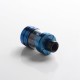 Authentic Hellvape & Wirice Launcher Sub Ohm Tank Clearomizer Vape Atomizer - Blue, 4.0 / 5.0ml, 0.15 / 0.21ohm, 25mm